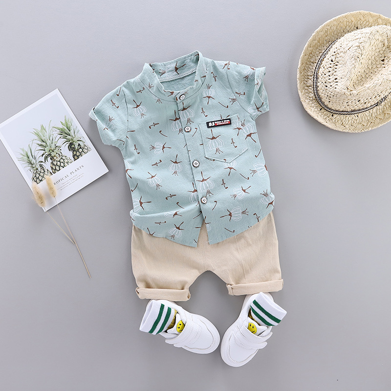Baby Clothing Bundles - 여름 면 소재 아기 남아 의류
