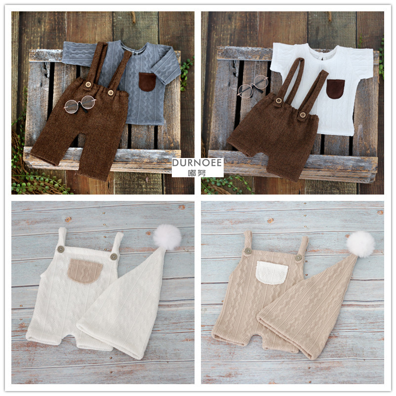 신생아 사진 소품 복장 아기 소년 신사 정장 사진 유아 - Baby Clothing Sets Boy 리뷰 및 가격