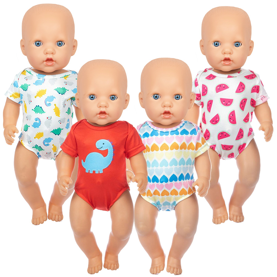 만화 공룡 수영복 16-18 인치 미국 인형 40-45 - Baby Clothing Kit 리뷰 및 가격