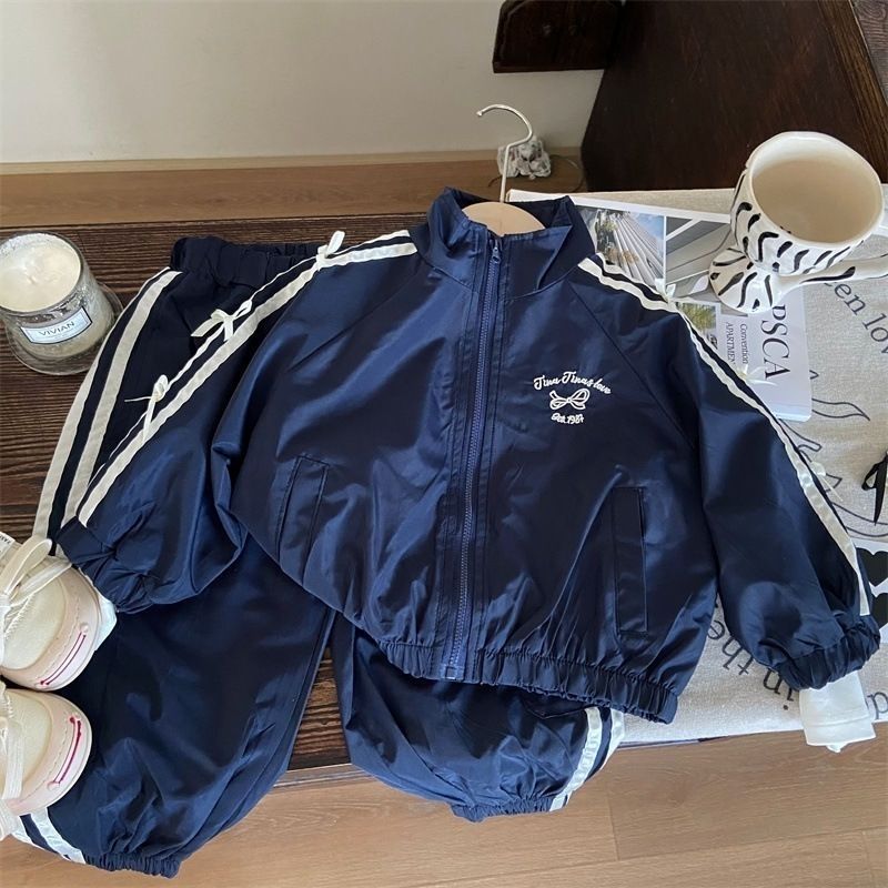 한국 스타일 여아 2종 세트 - 리본 디테일 재킷 +  - Baby Clothing Bundles 리뷰 및 가격