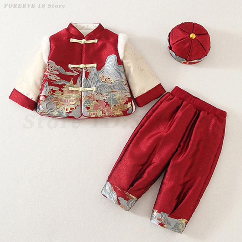 어린이 남아 여아 탕복 어린이 신년 의상 중국 춘절 동 - Baby Clothing Sets Boy 리뷰 및 가격