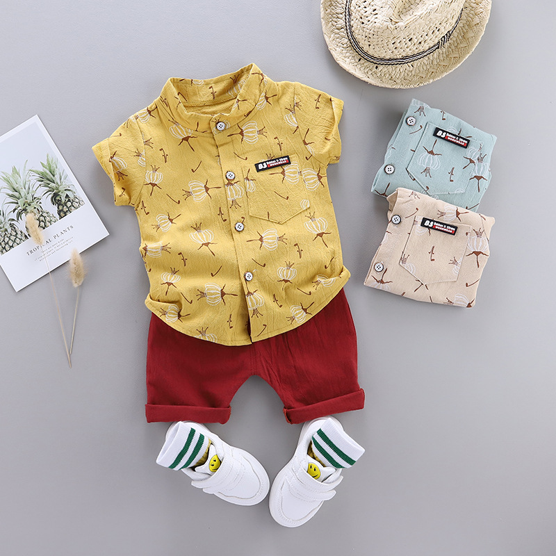 여름 면 소재 아기 남아 의류 세트, 패션 아동 여아  - Baby Clothing Bundles 리뷰 및 가격