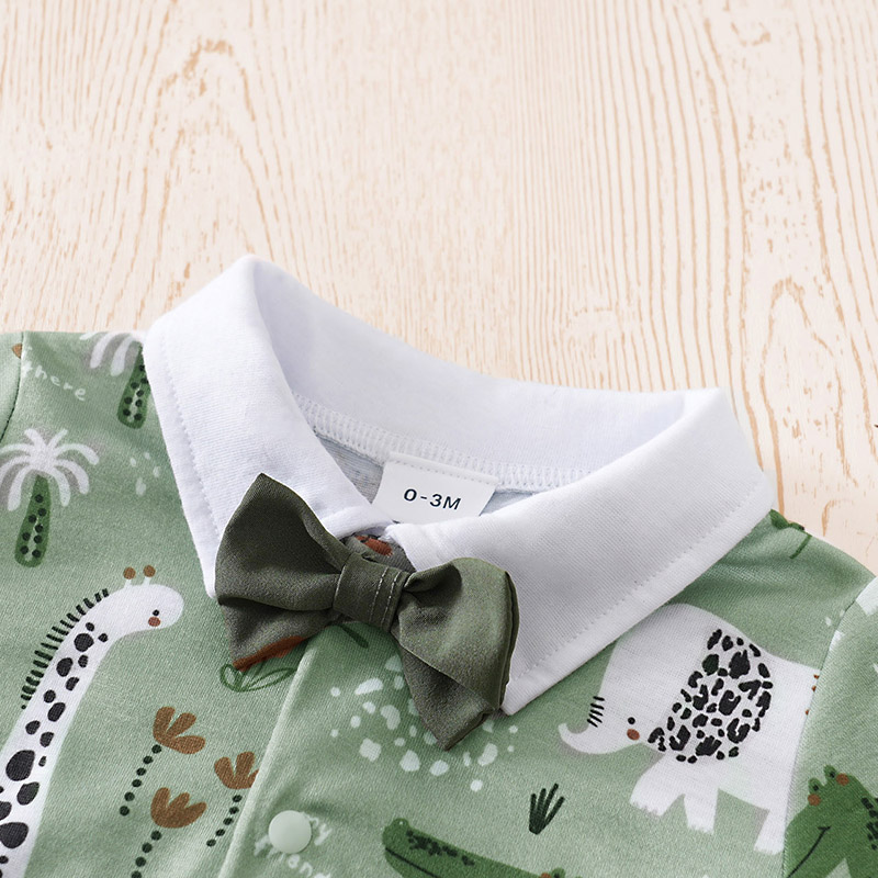 신생아 아기 소년 의류 세트 동물-녹색 인쇄 패션 여름 - Baby Clothing Bundles 리뷰 및 가격