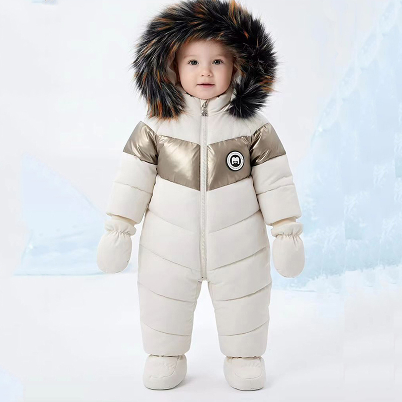 겨울 신생아 아기 장갑이 달린 롬퍼 따뜻한 두꺼운 아기 - Baby Clothing Sets Boy 리뷰 및 가격