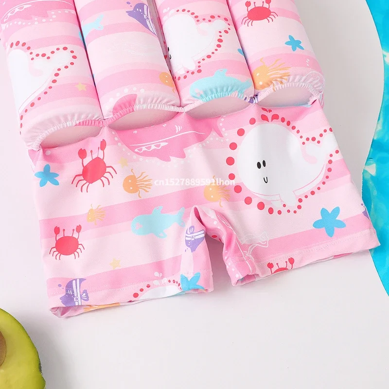 어린이 부력 수영복 만화 프린트 수영복 키즈 원피스 플 - Baby Clothing Bundles 리뷰 및 가격