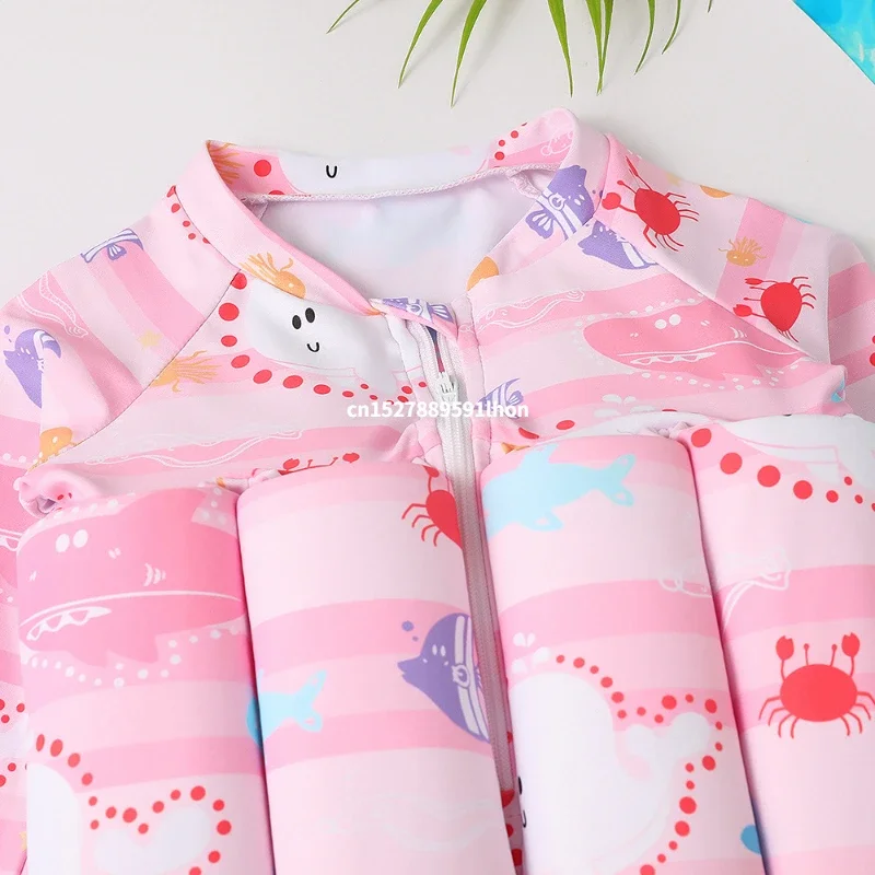 어린이 부력 수영복 만화 프린트 수영복 키즈 원피스 플 - Baby Clothing Bundles 리뷰 및 가격